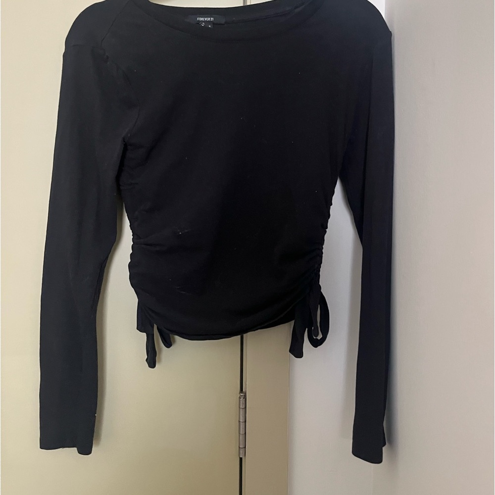 Black full sleeves with side ties